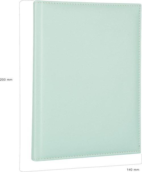DERİ KAPAK DEFTER AJANDA TARİHSİZ KARELİ 14X20 CM