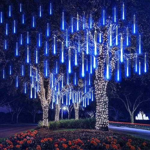 3.2m Meteor LED RGB (8 Saçaklı) - Akan Yıldız Efekti | Dış Mekan Aydınlatma
