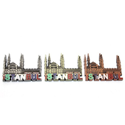 ETT İstanbul Temalı Metal Magnet Model 5 - Cami Tasarımlı