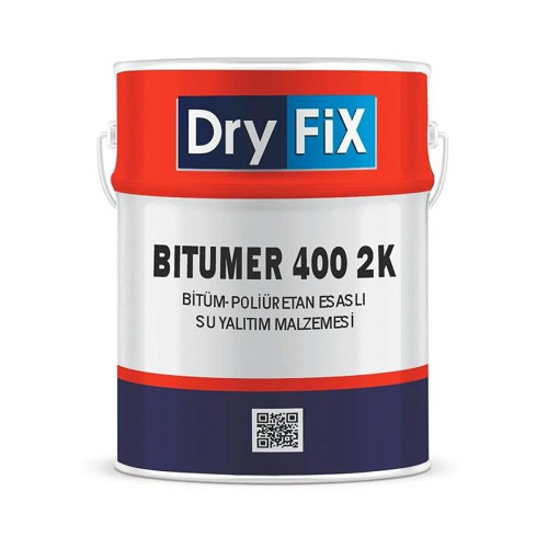 Bitümer400 2K Bitüm Poliüretan Esaslı 2K Su Yalıtım Malzemesi 40 Kg Set