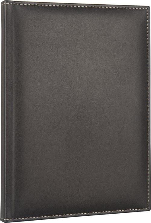 DERİ KAPAK DEFTER AJANDA TARİHSİZ KARELİ 17X24 CM