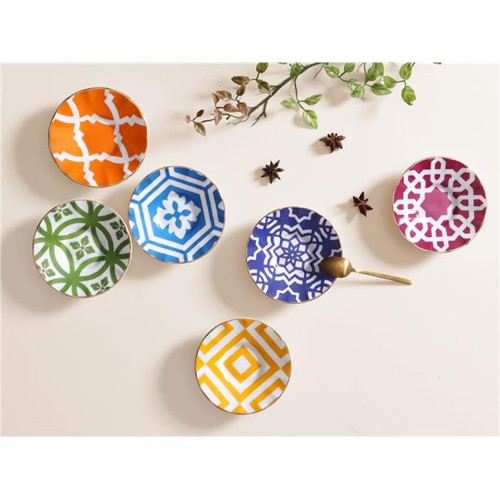 Morocco 6lı Ergonomik Çay Tabağı 12cm