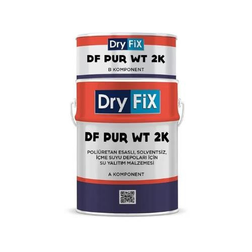 Df Pur Wt 2K İçme Suyu Depoları İçin Poliüretan Su Yalıtımı 20+4 Kg Mavi