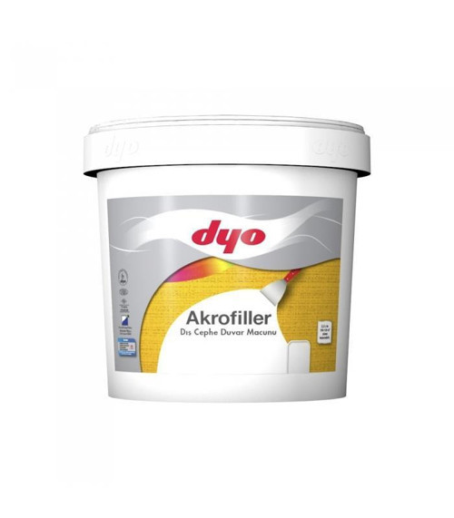 Akrofiller Dış Cephe Macunu 25 Kg Beyaz
