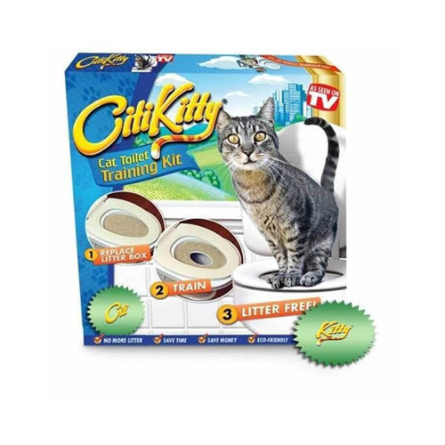 ETT CitiKitty Klozet Kedi Tuvaleti Eğitim Seti: Kumdan Kurtulun