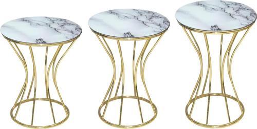 Brc zigon 12746 KUMSAAT model beyaz mermer Desen Metal GOLD Renk Kaplama Elyapım 