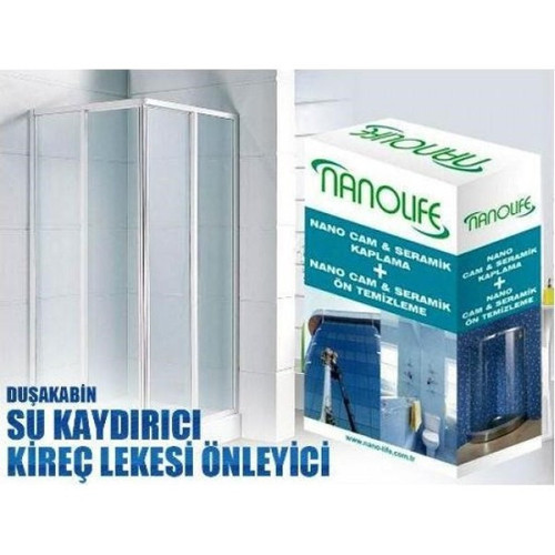 Nanoteknolojik Duşakabin Su Kaydırıcı 2 Yıl Etkili - ETT Temizlik