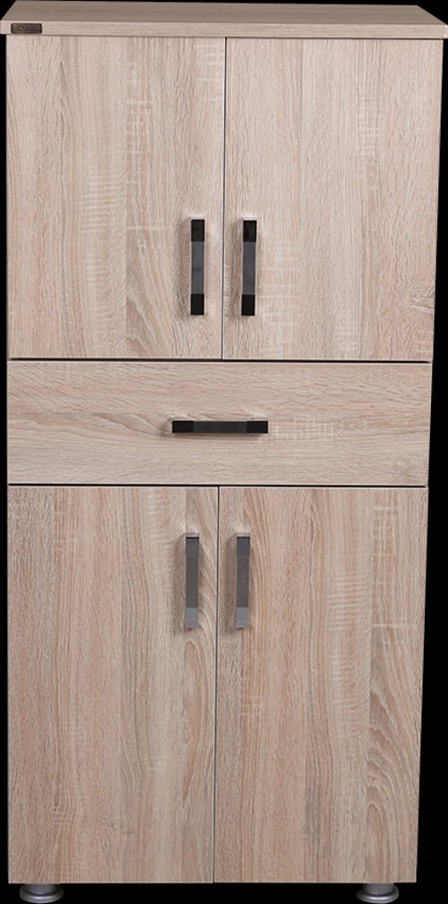 Çok Amaçlı 12679 Dolap Model Hard Parlak SOMON Suntalem 4Raf 1Çekme 130 El Yapım