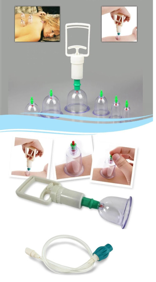 Hacamat Seti Hortumlu 8 Parça - Vakumlu Kupa (Model 2)