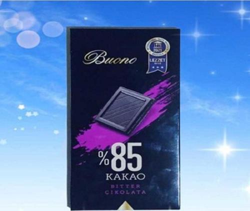 Üstün Lezzetli Buona Bitter %85 Kakao Çikolata 80Gr