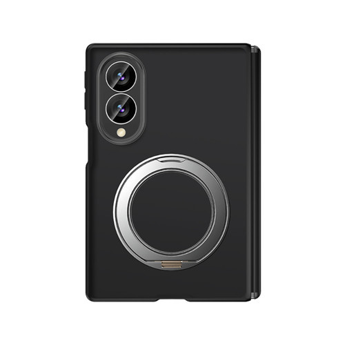 Galaxy Z Fold 8 Uyumlu Kılıf M-Safe Şarj Özellikli Arkası Mat Sert Pc Vena Standlı Kapak Siyah