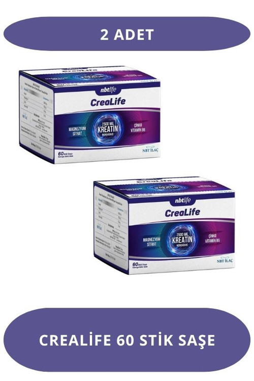Crealife 60 Stik Saşe (2 Adet)