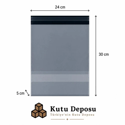 24X30X5 Cm Cepli Kargo Poşeti (100 Adet)
