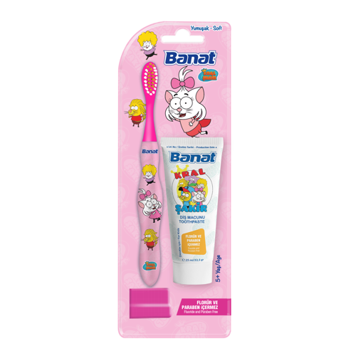 Kral Şakir Diş Macunu 25 Ml+Diş Fırçası Seti (6'li Paket)