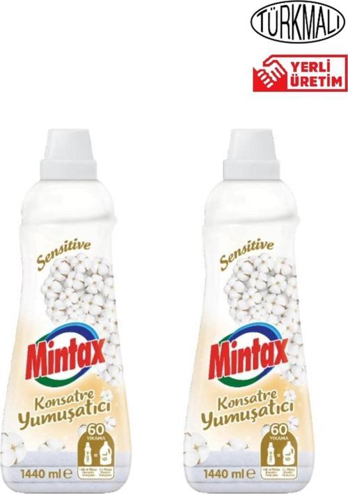 Çamaşır Yumuşatıcısı Mintax Sensitive 1440Mlx2 Adet