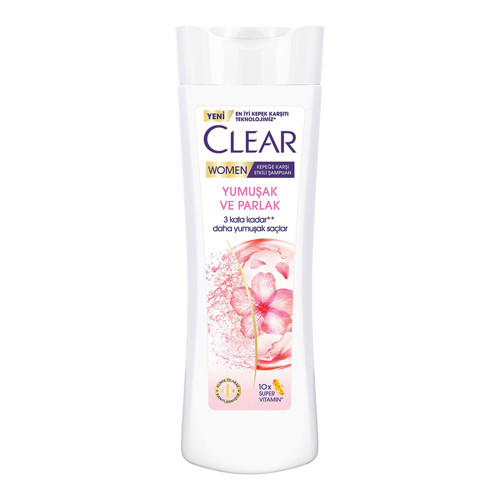 Women Kepeğe Karşı Etkili Şampuan Yumuşak Parlak Kiraz Çiçeği Esansı & Keratin 350 ml (3'li Paket)