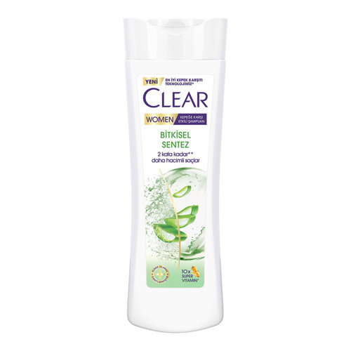 Women Kepeğe Karşı Etkili Şampuan Bitkisel Sentez Aloe Vera & Çay Ağacı Yağı 350 ml (3'li Paket)
