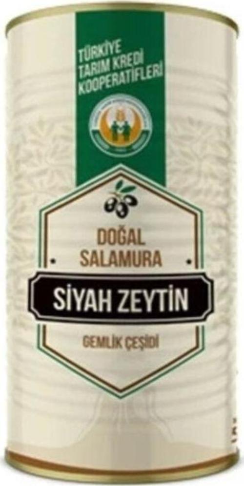 Tarım Kredi Gemlik Salamura Siyah Zeytin - S - 900 Gr