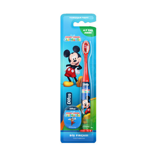 Mickey Mouse Diş Fırçası 4-7 Yaş (4'li Paket)
