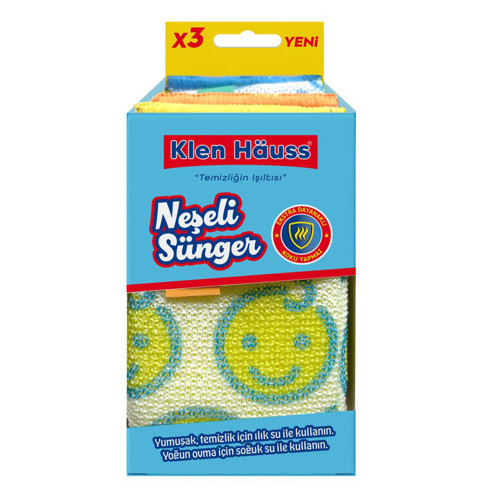 Neşeli Sünger 3'lü (5'li Paket)