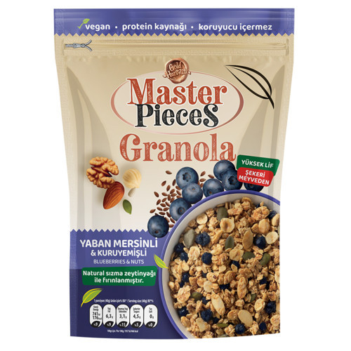 Master Pieces Yaban Mersinli Granola 300 G (2'li Paket)