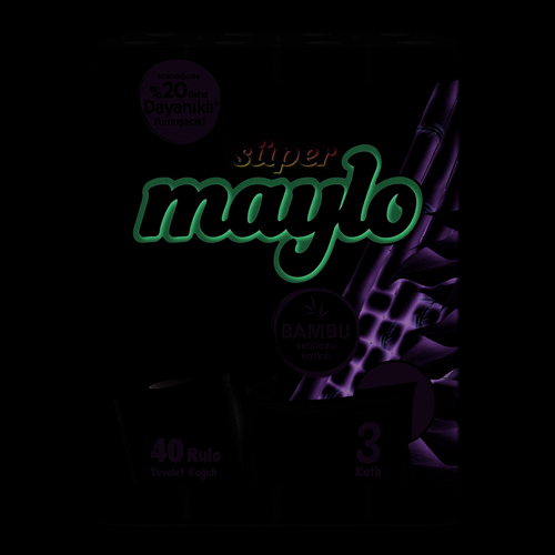 Süper Maylo Bambu Katkılı Tuvalet Kagıdı 40'lı (3'li Paket)