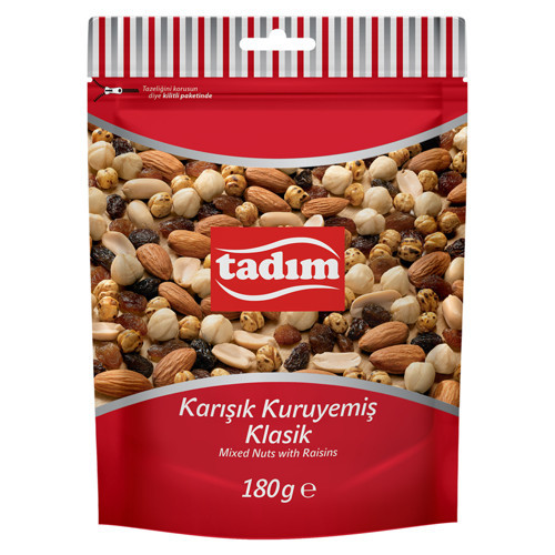 Kavrulmuş Kuruyemiş Klasik 180 G (3'li Paket)
