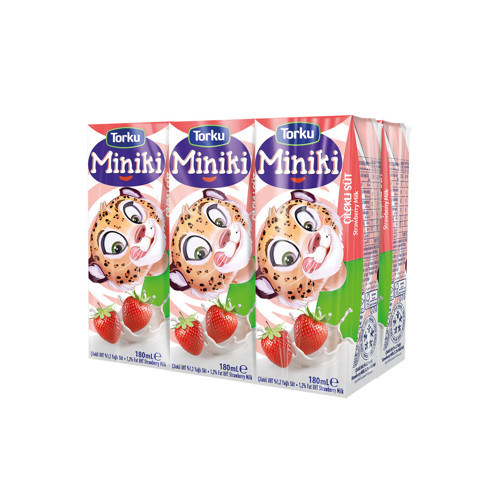 Süt Çilekli 6X180 Ml (5'li Paket)