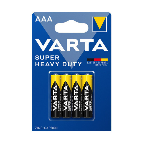 Super Heavy Duty AAA İnce Kalem Pil 4'lü Paket (Çinko) (7'li Paket)