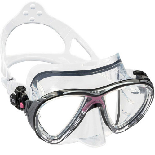 Big Eyes Evolution Dalış Maskesi CLEAR-CLEAR-PINK