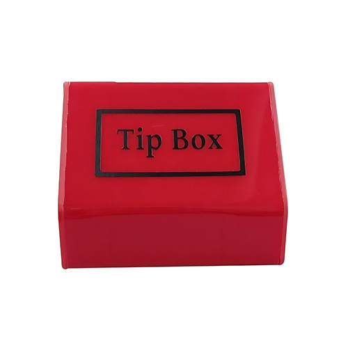 Tipbox - Bahşiş Kutusu Kırmızı - 15x10xh12cm