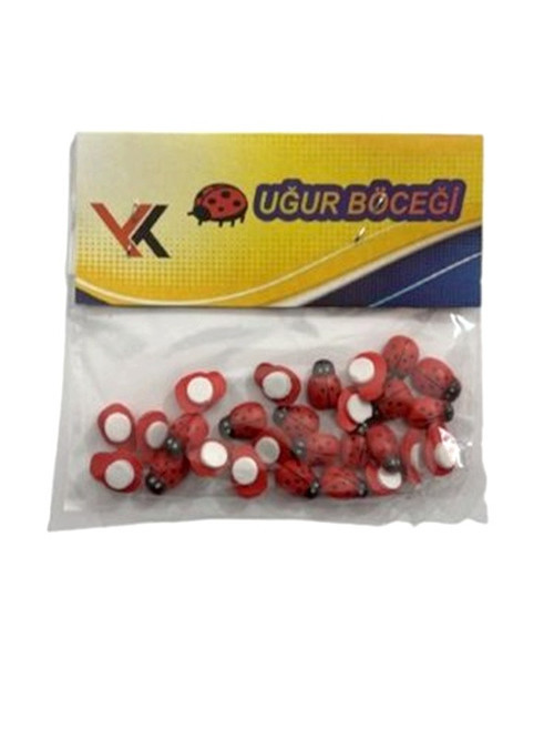 Yk Uğur Böceği Yapışkanlı 30Lu - 2 paket