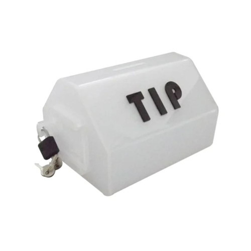 Beyaz Tipbox Bahşiş Kutusu 15x10xh11cm