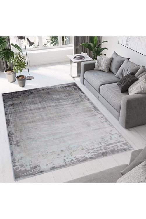 Dijital Baskı Yıkanabilir Kaymaz Taban Salon Halısı Rvg0668