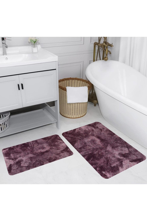 Dijital Baskılı 2'Li Banyo Paspas Takımı Rvg5195