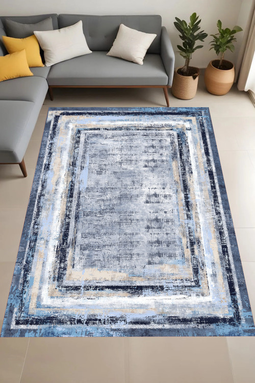 Dijital Baskı Yıkanabilir Kaymaz Taban Salon Halısı Ve Yolluk Rv149-Fnl454