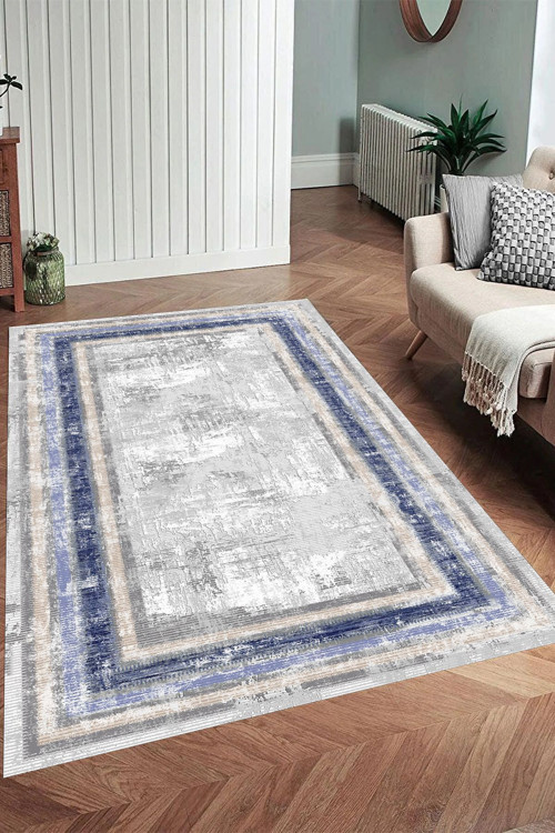 Dijital Baskı Yıkanabilir Kaymaz Taban Salon Halısı Ve Yolluk Rv152-Fnl458