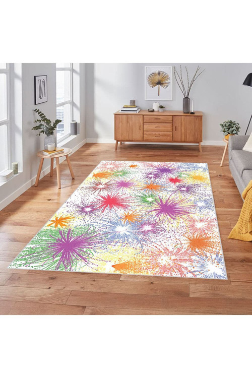 Dijital Baskı Yıkanabilir Kaymaz Taban Salon Halısı Rvg1838-Sd119