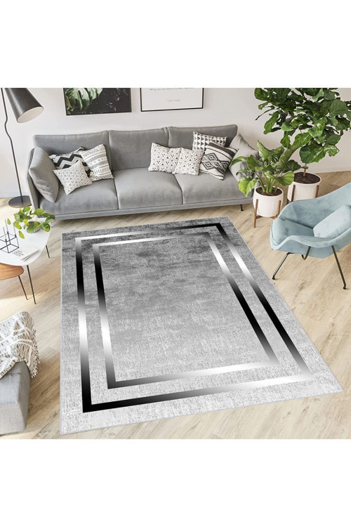 Dijital Baskı Yıkanabilir Kaymaz Taban Salon Halısı Rvg1853-Sm334