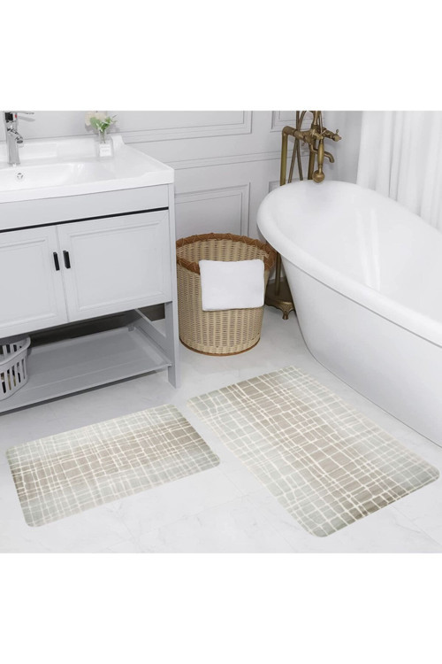 Dijital Baskılı 2'Li Banyo Paspas Takımı Rvg5197