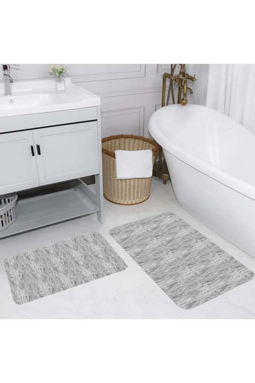 Dijital Baskılı 2'Li Banyo Paspas Takımı Rvg5166