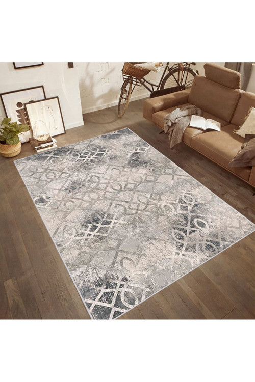 Dijital Baskı Yıkanabilir Kaymaz Taban Salon Halısı Rvg0458