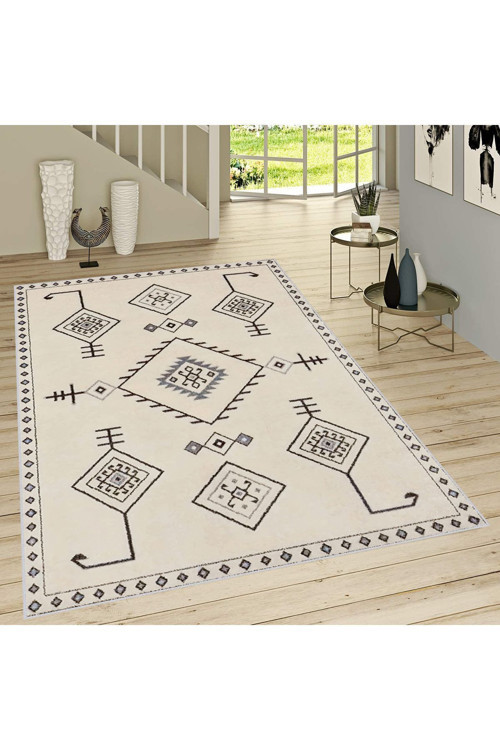 Dijital Baskı Yıkanabilir Kaymaz Taban Salon Halısı Ve Yolluk Rvg0741