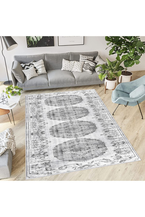 Dijital Baskı Yıkanabilir Kaymaz Taban Salon Halısı Rvg1864-Sd019