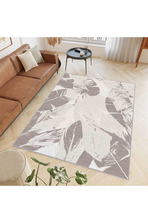 Dijital Baskı Yıkanabilir Kaymaz Taban Salon Halısı Rvg0618