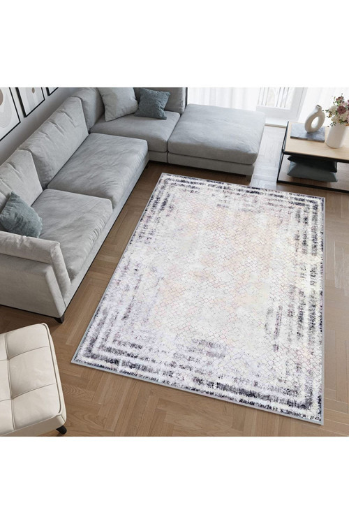 Dijital Baskı Yıkanabilir Kaymaz Taban Salon Halısı Rvg0494