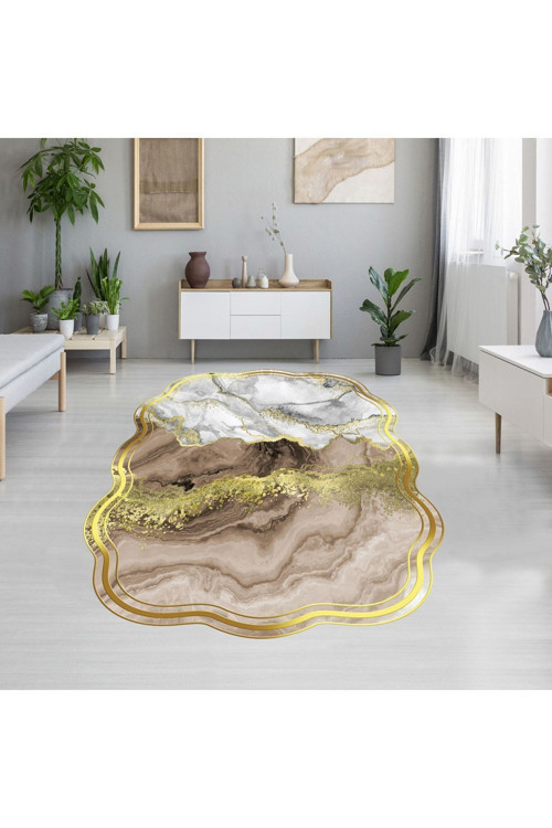 Dijital Baskı Yıkanabilir Kaymaz Taban Salon Halısı Rvg1898-Sd226
