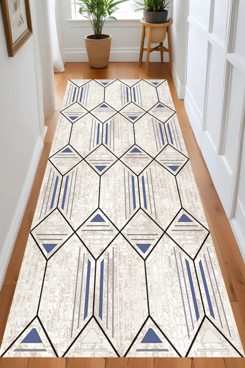 Dijital Baskı Yıkanabilir Kaymaz Taban Salon Halısı Ve Yolluk Rvg0873-Fnl83