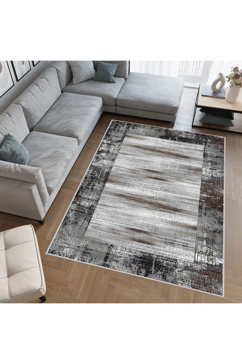 Dijital Baskı Yıkanabilir Kaymaz Taban Salon Halısı Rvg0414