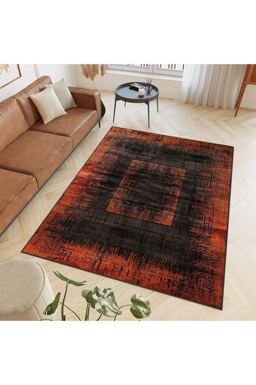 Dijital Baskı Yıkanabilir Kaymaz Taban Salon Halısı Rvg0484
